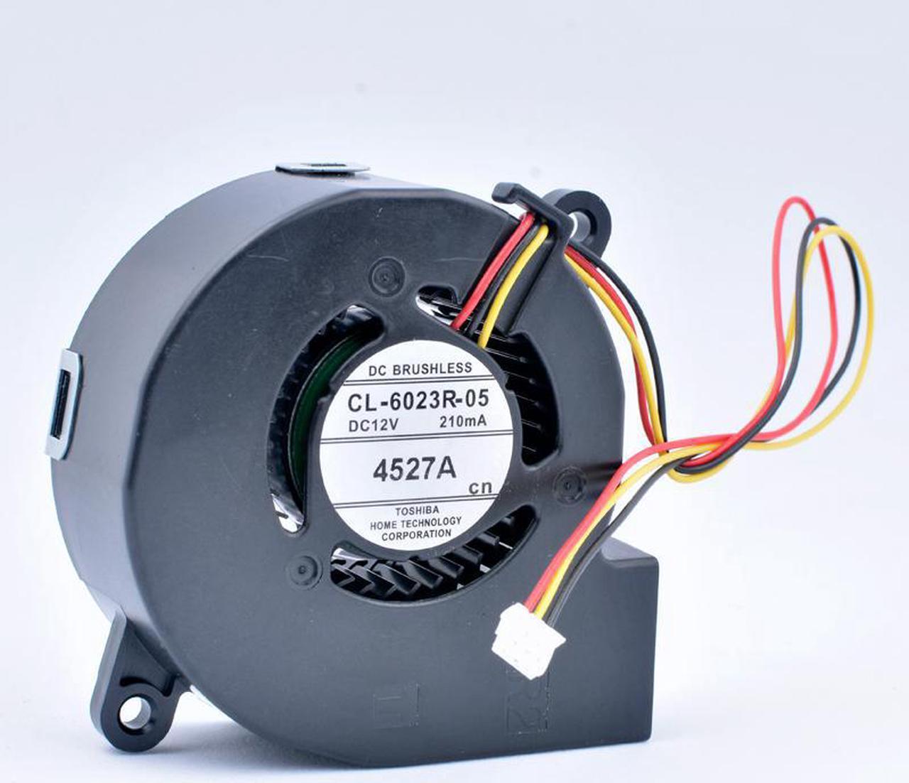 CL-6023R-05 60x60x23mm 60mm fan DC12V 210MA 4527A Turbo blower cooling fan suitable for projectors and retrofit cooling