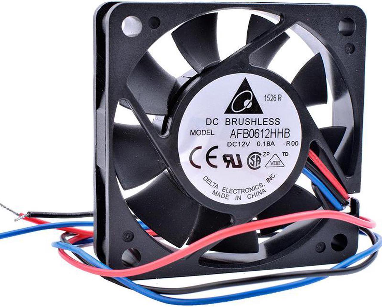 AFB0612HHB 6cm 6015 60mm fan DC 12V 0.18A Double ball bearing large air volume cooling fan