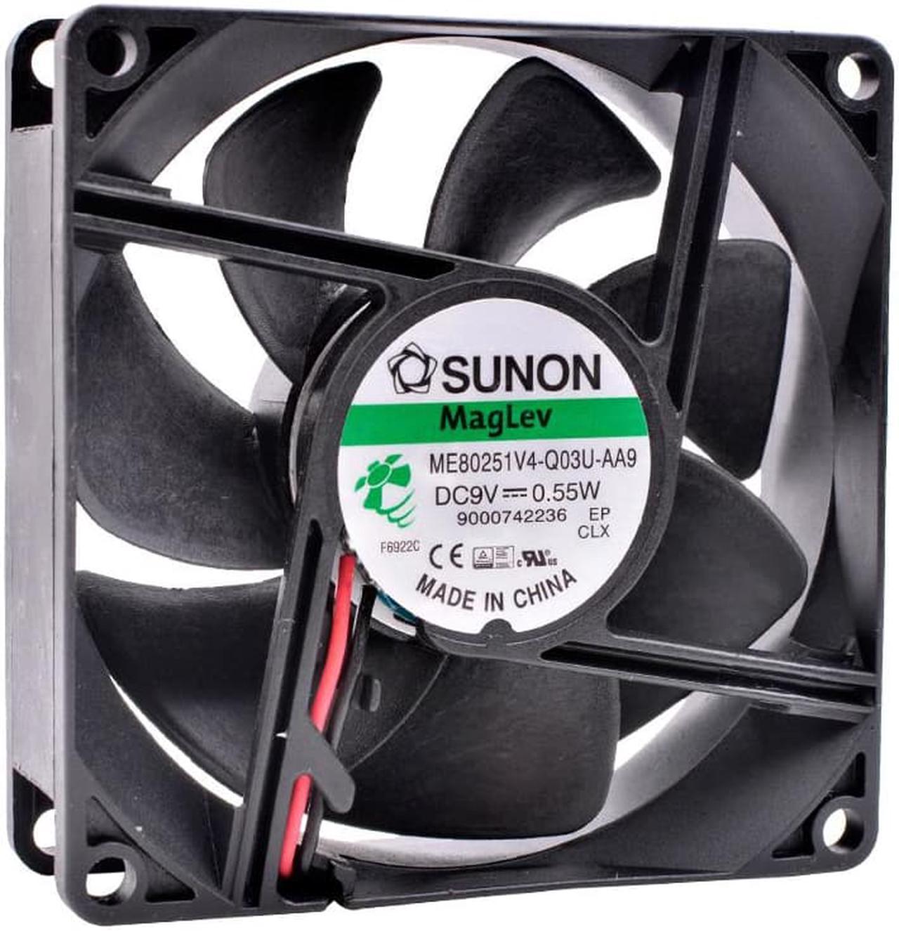 ME80251V4-Q03U-AA9 8cm 8025 DC9V 0.55W 80x80x25mm Magnetic suspension bearing cooling fan