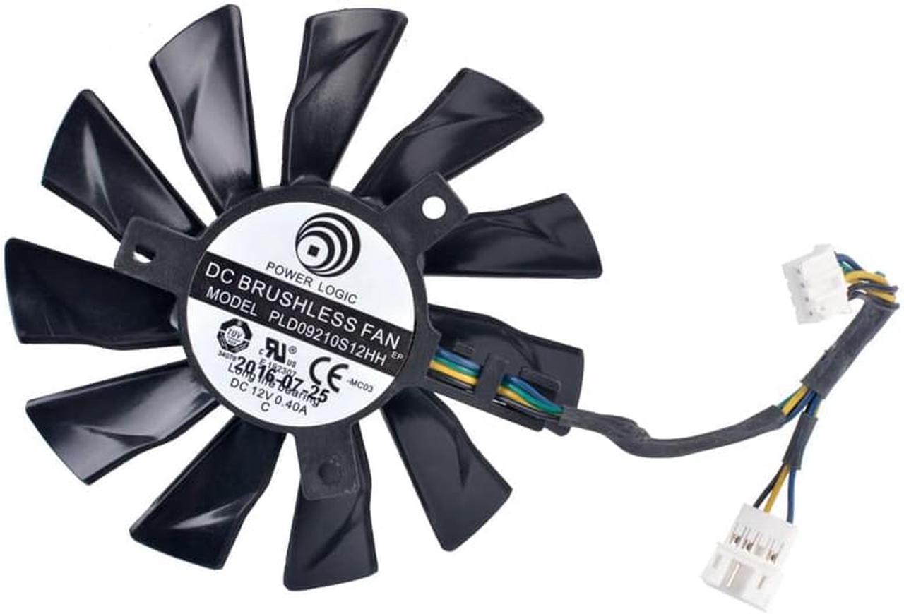 PLD09210S12HH gtx1060 gtx1070 gtx1080  4-wire graphics card cooling fan