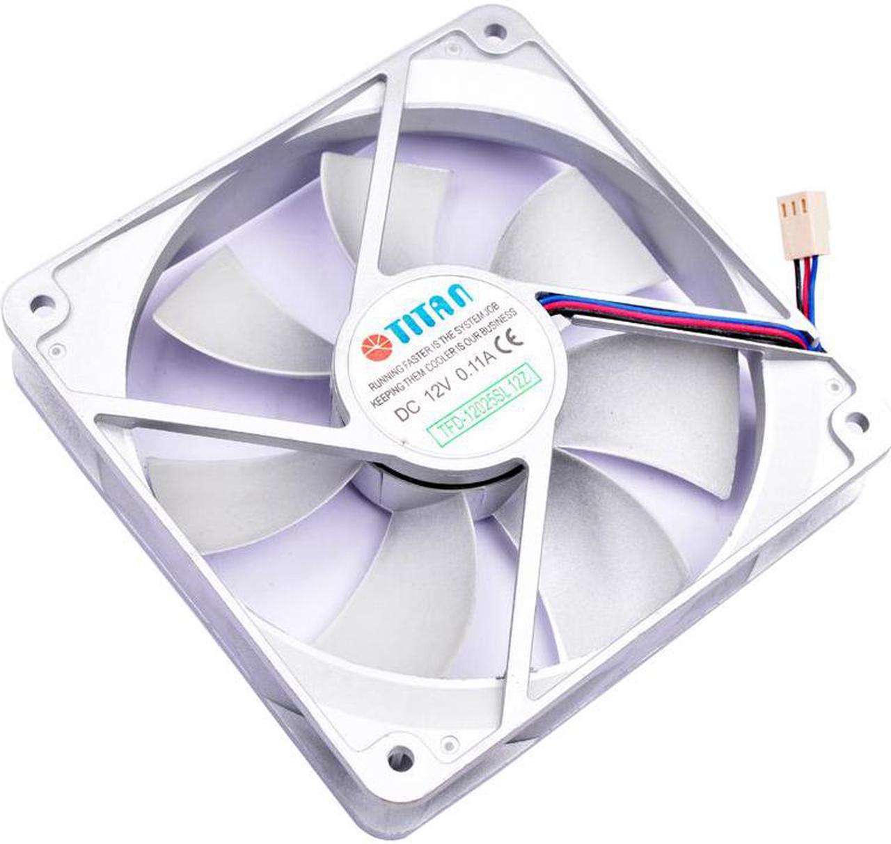 12cm 120mm fan 120x120x25mm 12025 12V 0.11A Silver fan 3 lines speed monitoring Quiet cooling fan suitable for chassis CPU