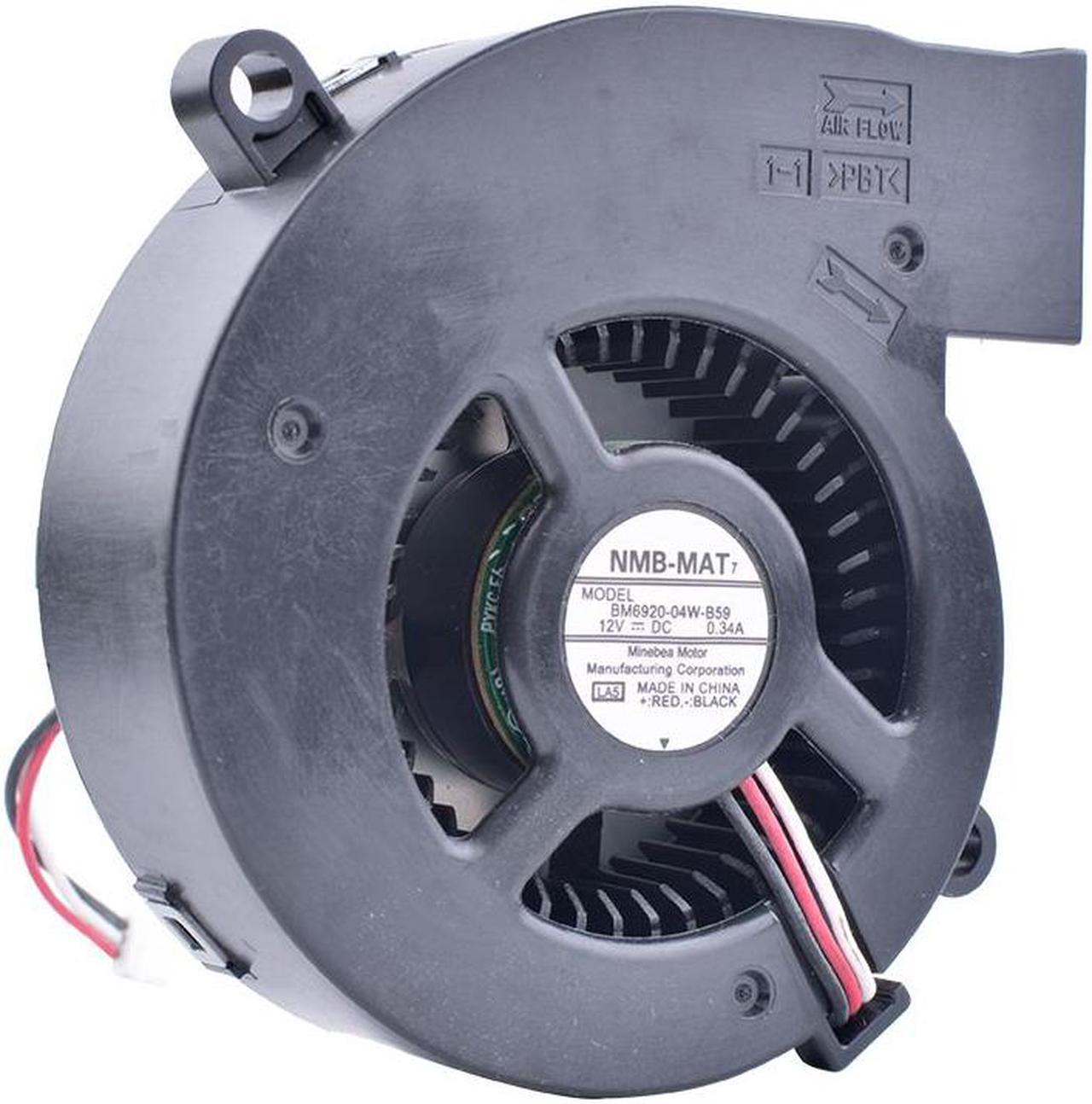 BM6920-04W-B59 12V 0.34A Centrifugal Turbo Projector Blower Cooling Fan