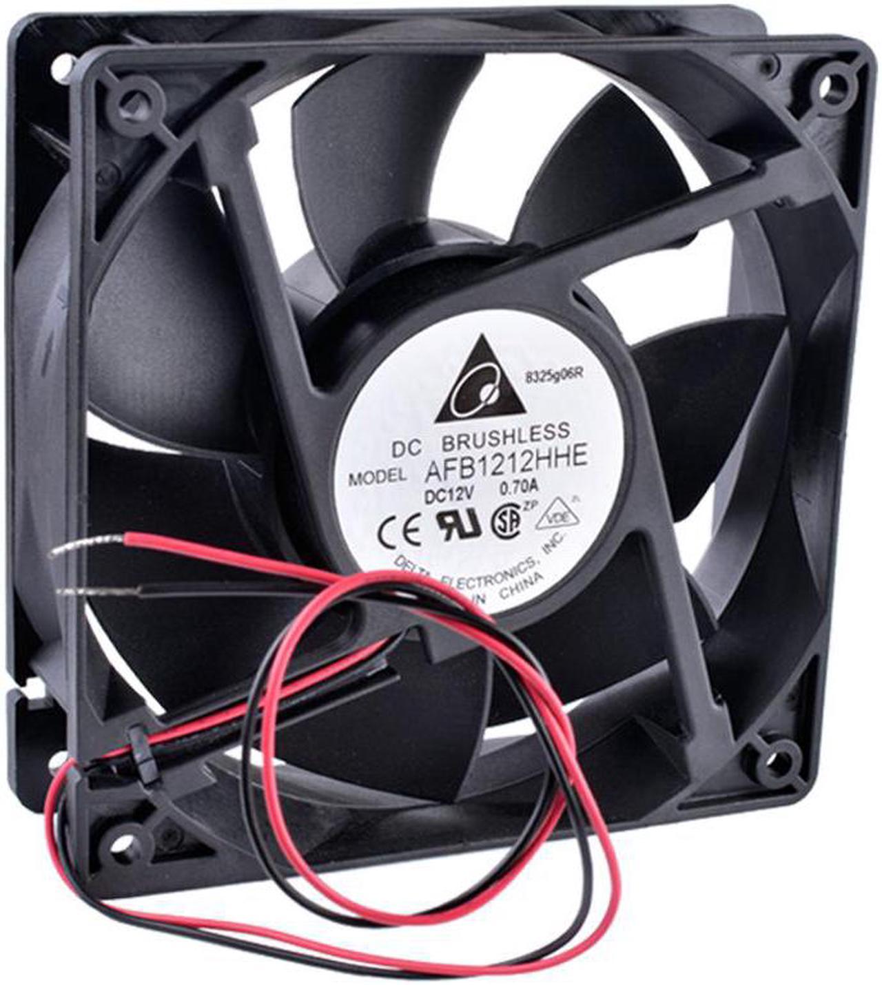 AFB1212HHE 120mm fan 120x120x38mm 12038 12cm 12V 0.70A Double ball bearing air volume server cooling fan