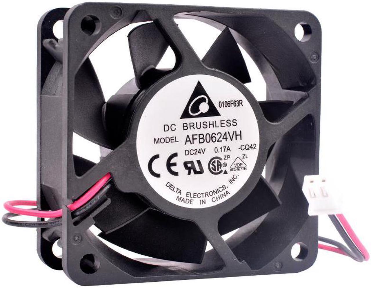 AFB0624VH 6025 6cm 60mm 60x60x25mm DC24V 0.17A Cooling fan for 2 lines double ball inverter