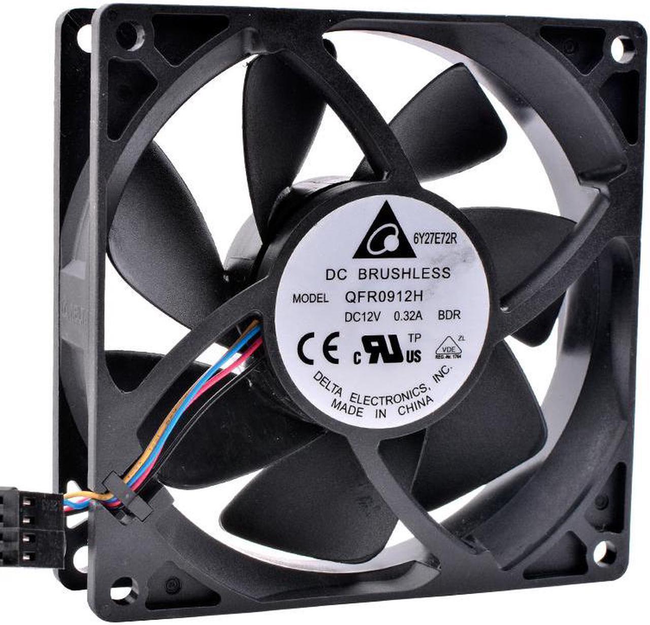 QFR0912H 9cm 92mm fan 9225 DC12V 0.32A FX8350 4-wire pwm CPU cooler cooling fan