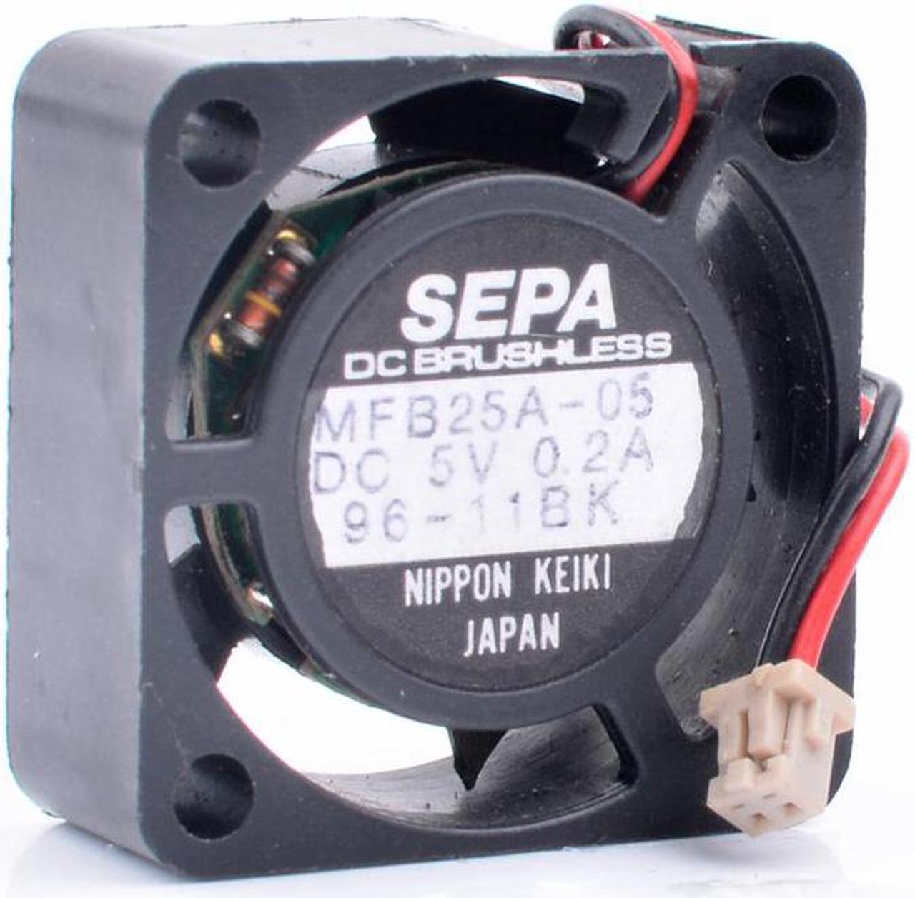 SEPA MFB25A-05 2.5cm 2510 5V 0.20A router micro device small cooling fan