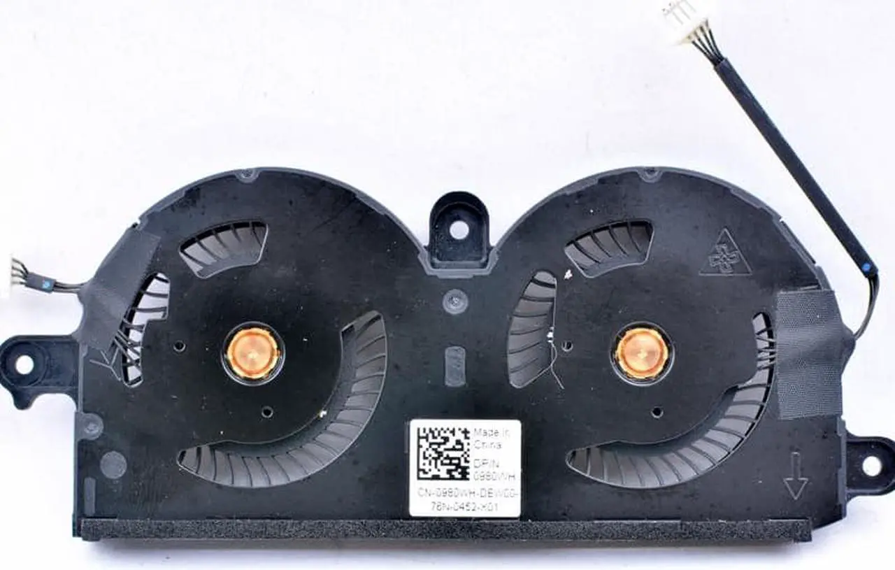 Alt view image 2 of 3 - Built-in cooling fan for XPS13 9370 9380 P82G laptop 0980WH ND55C19-16M01