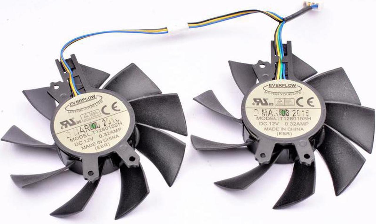 T128015SH 12V 0.32A is suitable for HASEE GTX960 GTX750 TiGTX950 graphics card cooling fan