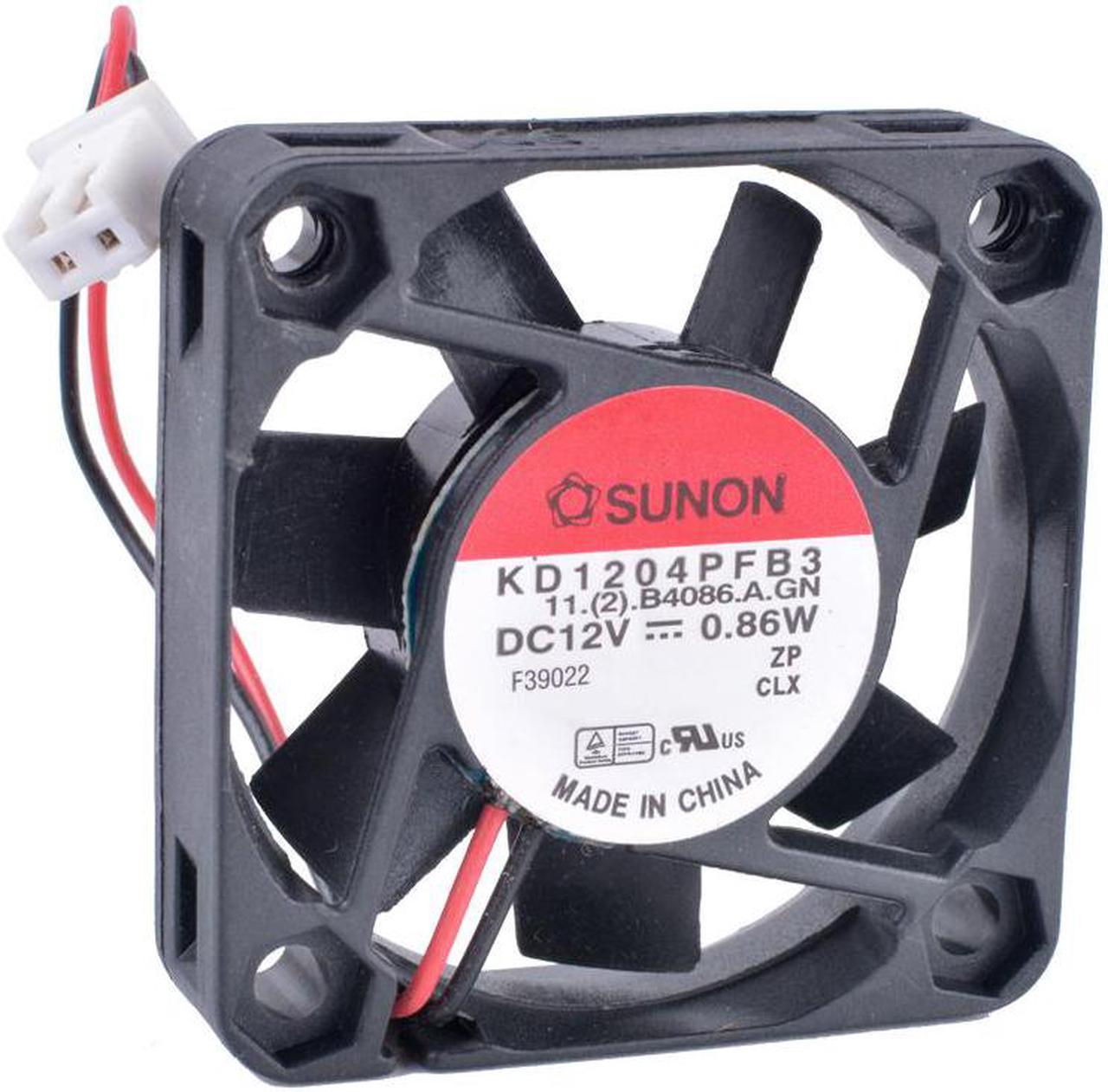 KD1204PFB3 4cm 40mm fan 4010 12V 0.86W Double ball bearing large air volume cooling fan