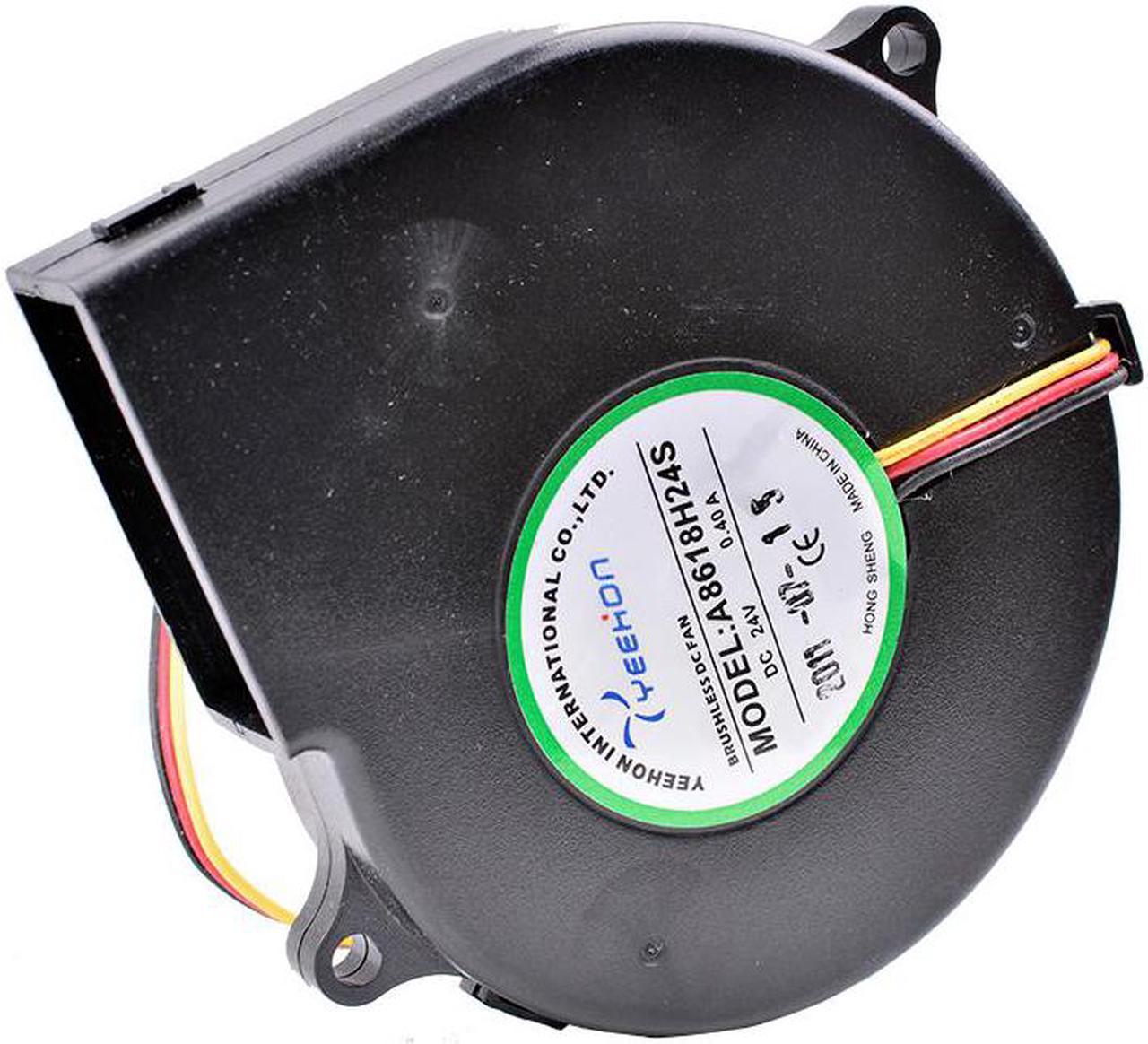 A8618H24S 86x90x18mm 24V 0.40A Server Frequency Converter Centrifugal Turbo Blower Fan