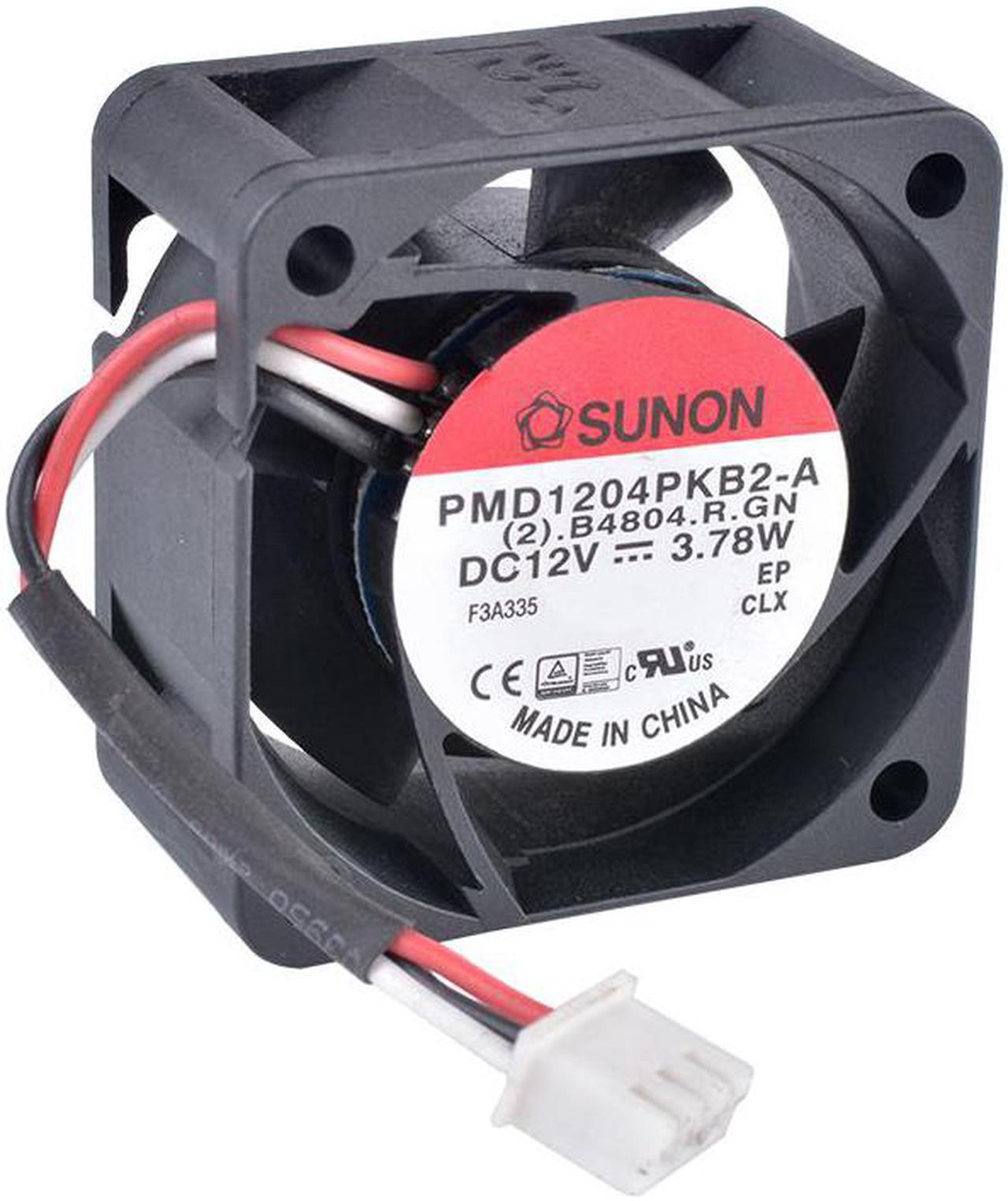 PMD1204PKB2-A 4cm 4020 40mm fan 12V 3.72W 3-wire double ball air flow fan