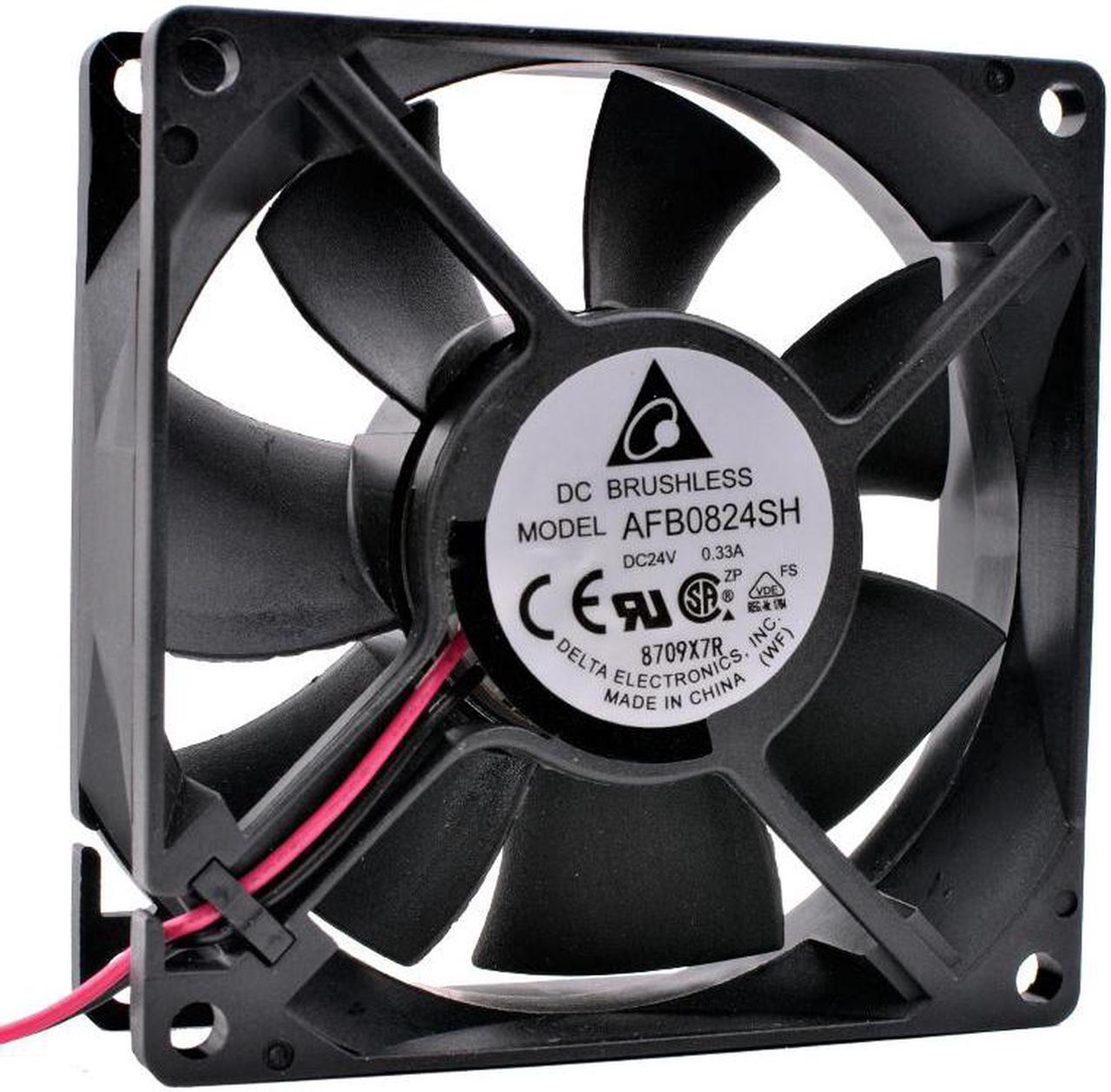 Main image of AFB0824SH 8cm 80x80x25mm DC24V 0.33A 2 lines double ball bearing large air volume inverter cooling fan
