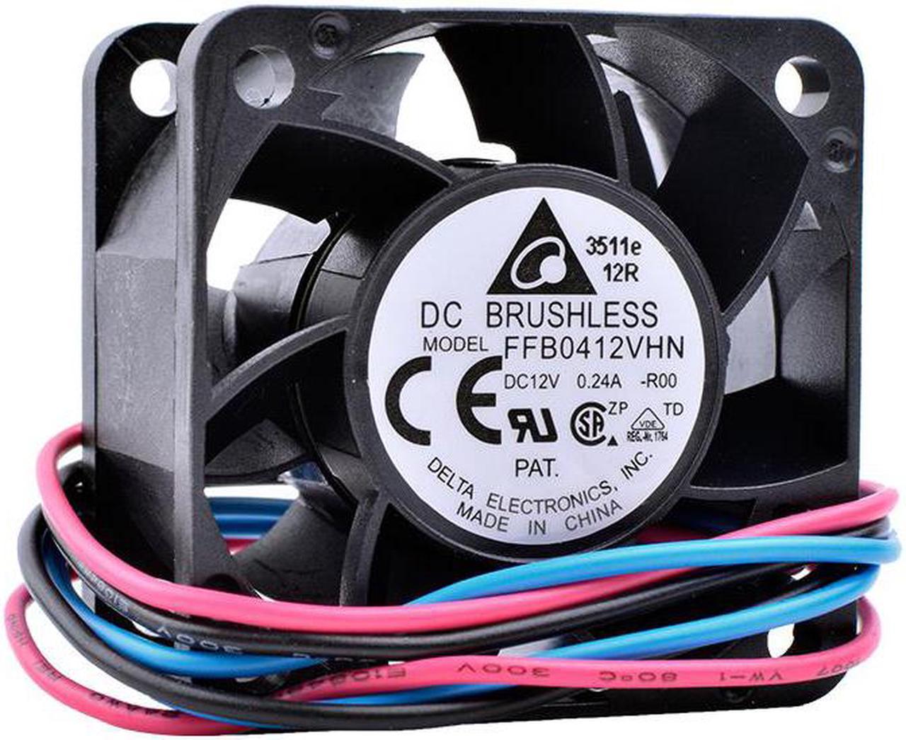 FFB0412VHN-R00 4cm 4028 DC 12V 0.24A Double ball bearing large air volume power supply cooling fan