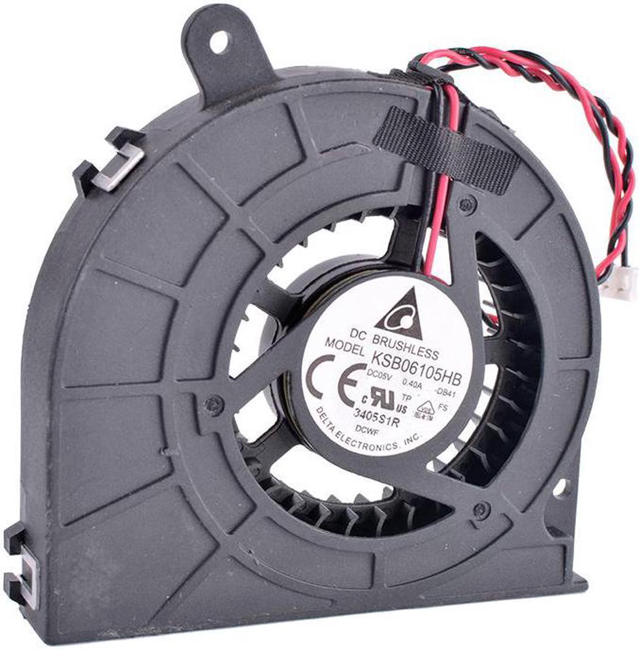 KSB06105HB 5v 0.40A  2 line air volume notebook modified cooling fan