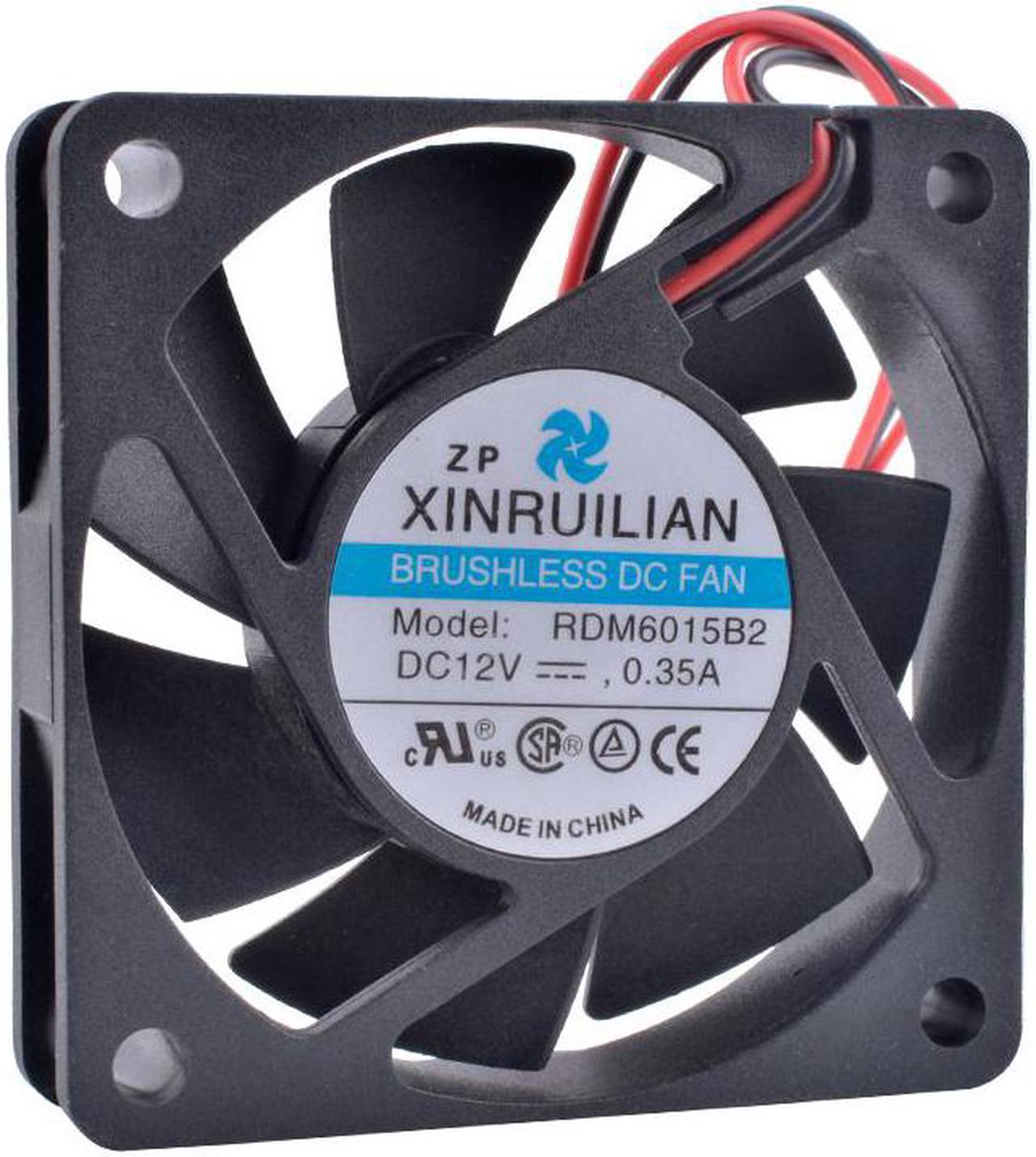 RDM6015B2 6cm 6015 60mm fan 60x60x15mm 12V 0.35A Double ball bearing large air volume cooling fan