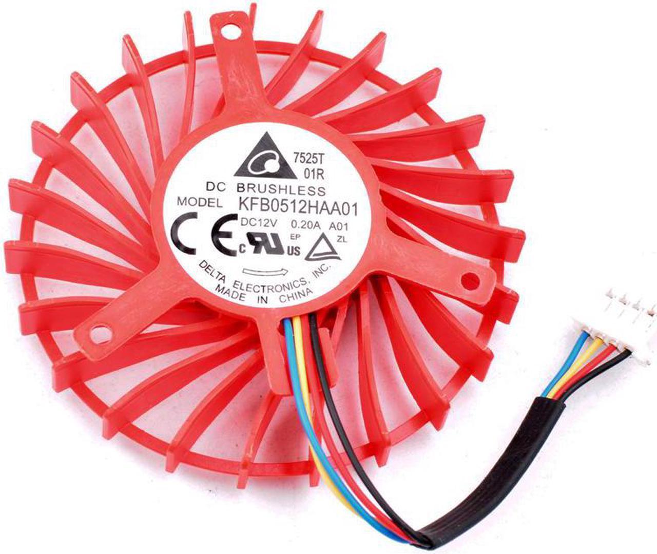 KFB0512HAA01 12V0.20A  public version FirePro W7100 graphics card cooling fan