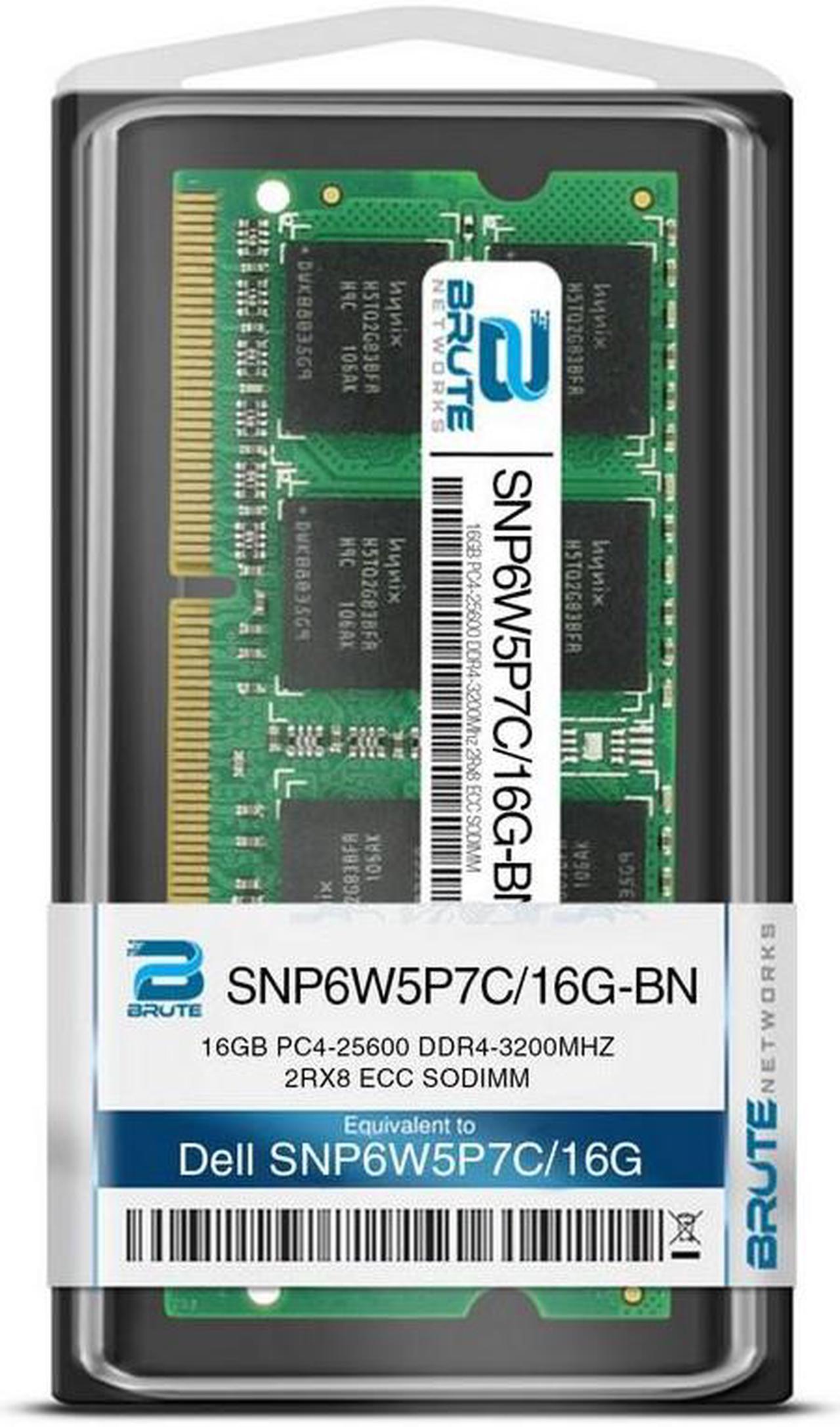 Alt view image 3 of 3 - SNP6W5P7C/16G - Dell Compatible 16GB PC4-25600 DDR4-3200Mhz 2Rx8 ECC SODIMM