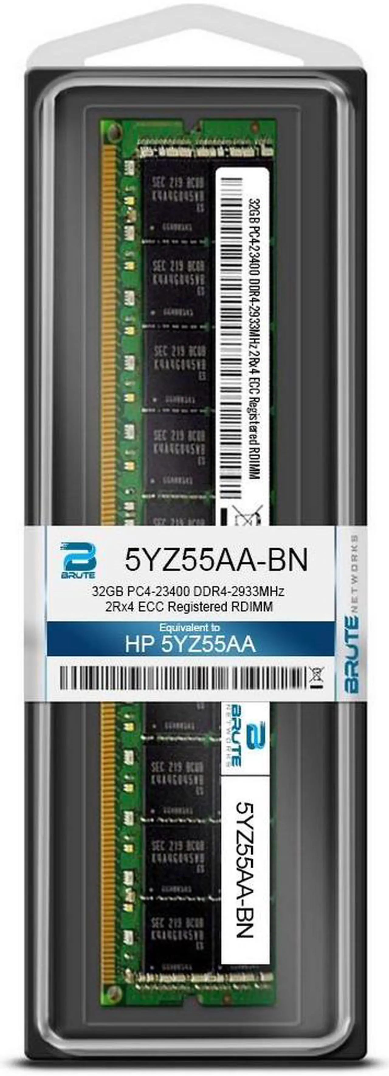 Alt view image 3 of 3 - 5YZ55AA - HP Compatible 32GB DDR4-2933MHz 2Rx4 ECC Registered RDIMM
