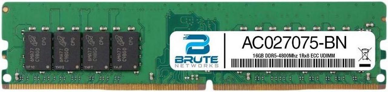 Main image of AC027075 - Dell Compatible 16GB DDR5-4800Mhz 1Rx8 ECC UDIMM