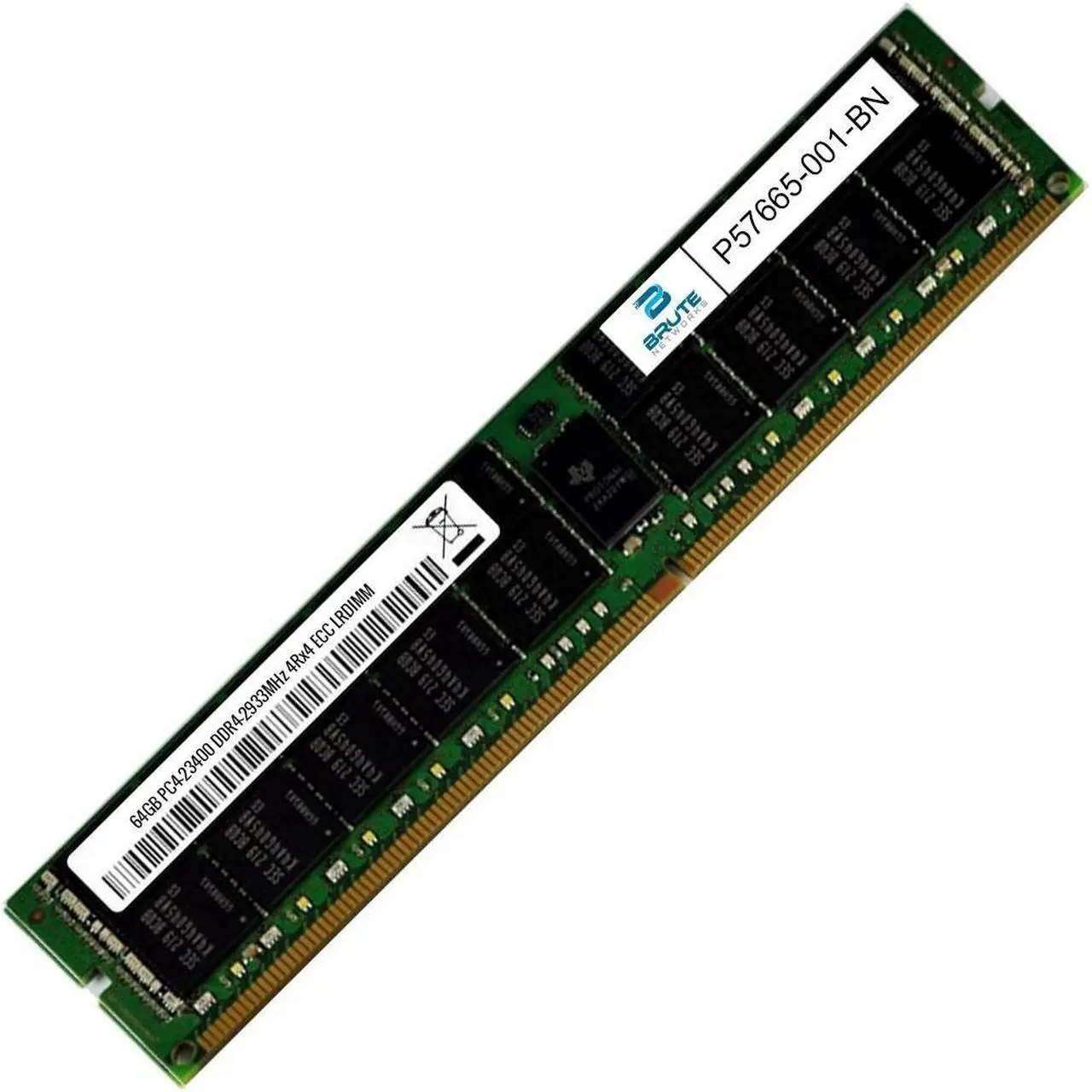 Alt view image 2 of 3 - P57665-001 - HPE Compatible 64GB DDR4-2933MHz 4Rx4 ECC LRDIMM