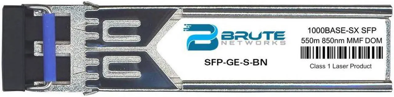 Main image of Cisco SFP-GE-S - 1000BASE-SX 550m MMF 850nm SFP (100% Compatible)