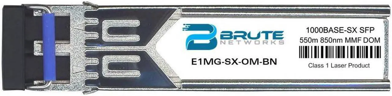 Main image of Brocade E1MG-SX-OM - 1000BASE-SX 550m MMF 850nm SFP (100% Compatible)