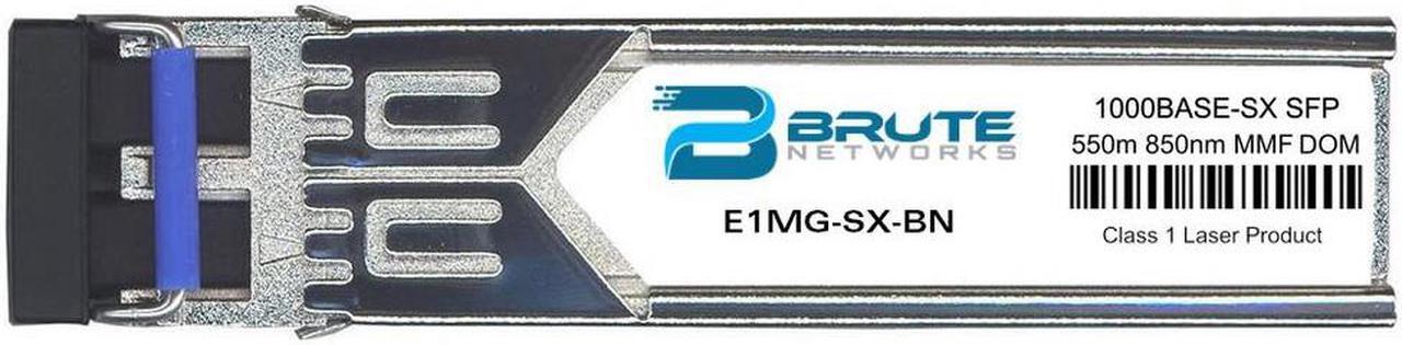 Main image of Brocade E1MG-SX - 1000BASE-SX 550m MMF 850nm SFP (100% Compatible)
