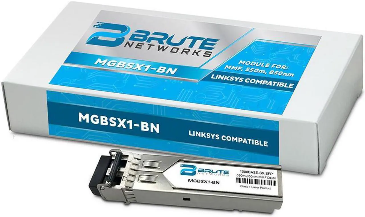 Alt view image 2 of 4 - Linksys MGBSX1 - 1000BASE-SX 550m MMF 850nm SFP (100% Compatible)