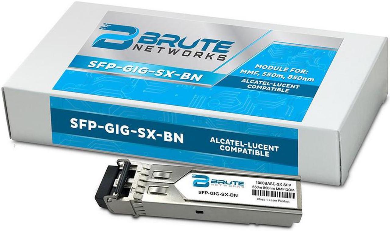 Alt view image 2 of 4 - Alcatel-Lucent SFP-GIG-SX - 1000BASE-SX 550m MMF 850nm SFP (100% Compatible)