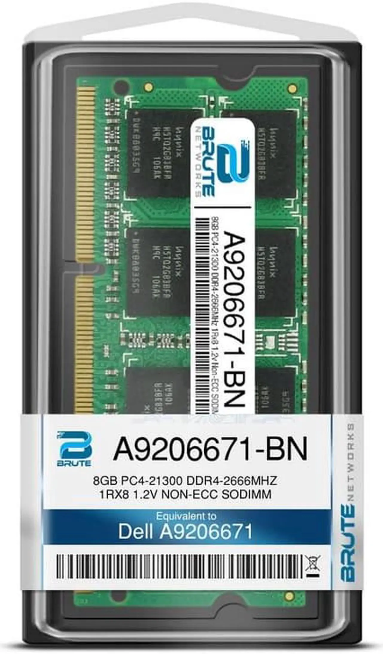 Alt view image 2 of 8 - A9206671 - Dell Compatible 8GB PC4-21300 DDR4-2666MHz 1Rx8 1.2v Non-ECC SODIMM
