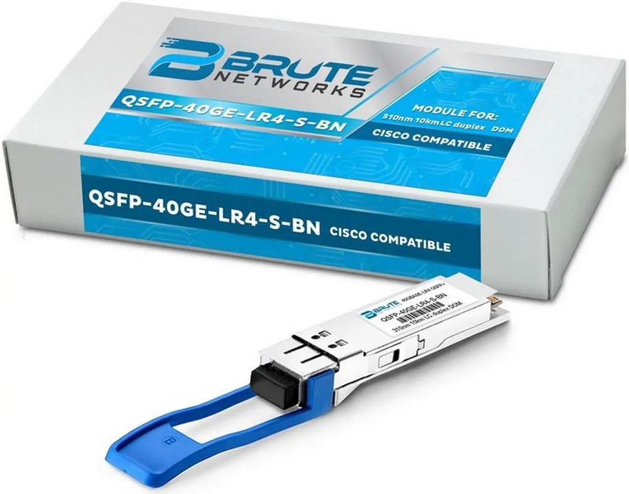 Alt view image 3 of 7 - Cisco QSFP-40GE-LR4-S - 40GBASE-LR4 10km SMF 1310nm QSFP+ (100% Compatible)