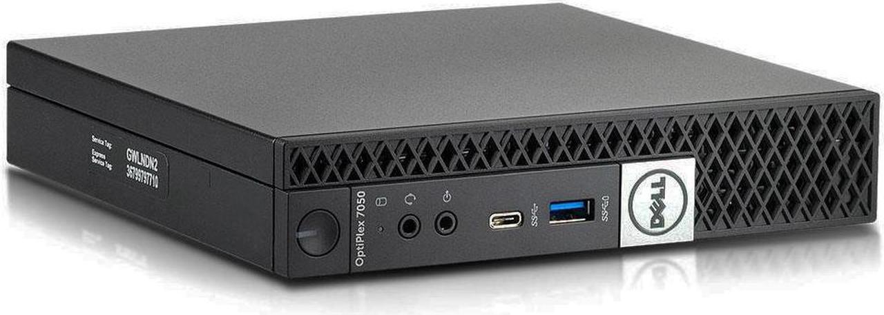 Alt view image 4 of 5 - Dell Optiplex 7050 Micro Form Factor Desktop, Intel i5 7500T 2.7Ghz, 16GB DDR4, 1TB M.2 SSD, Wi-Fi, HDMI, Windows 10 Pro