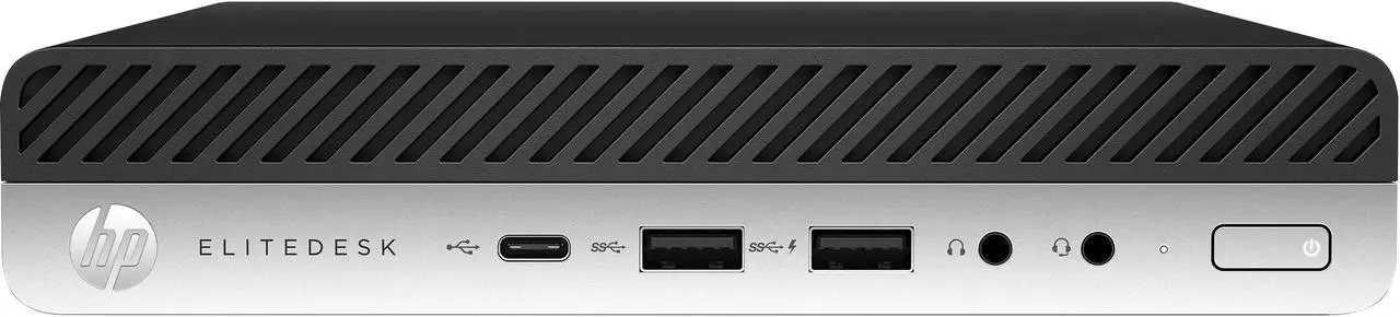 Alt view image 2 of 4 - HP EliteDesk 800 G3 Desktop Mini PC, Intel Core i5 7500T 2.7Ghz, 16GB DDR4 RAM, 256GB SSD Hard Drive, USB Type C, Windows 10