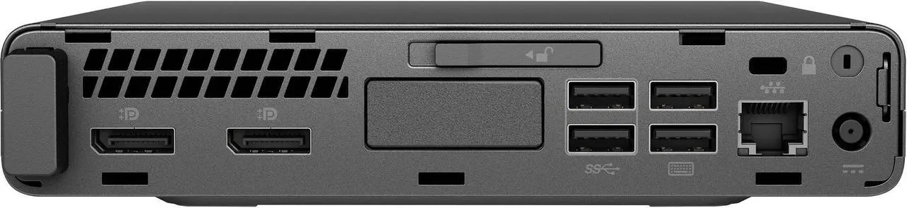 Alt view image 4 of 4 - HP EliteDesk 800 G3 Desktop Mini PC, Intel Core i5 7500T 2.7Ghz, 16GB DDR4 RAM, 256GB SSD Hard Drive, USB Type C, Windows 10