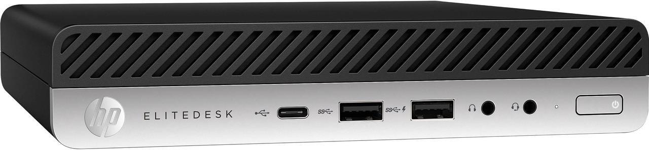 Alt view image 2 of 4 - HP EliteDesk 705 G4 Desktop Mini PC, Ryzen 5 Pro 2400GE 3.2Ghz, 8GB DDR4 RAM, 512GB NVMe M.2 SSD, Radeon Vega Graphics 11, USB Type C, WiFi, Windows 10 Pro