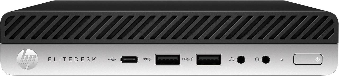 Main image of HP EliteDesk 705 G4 Desktop Mini PC, Ryzen 5 Pro 2400GE 3.2Ghz, 8GB DDR4 RAM, 512GB NVMe M.2 SSD, Radeon Vega Graphics 11, USB Type C, WiFi, Windows 10 Pro