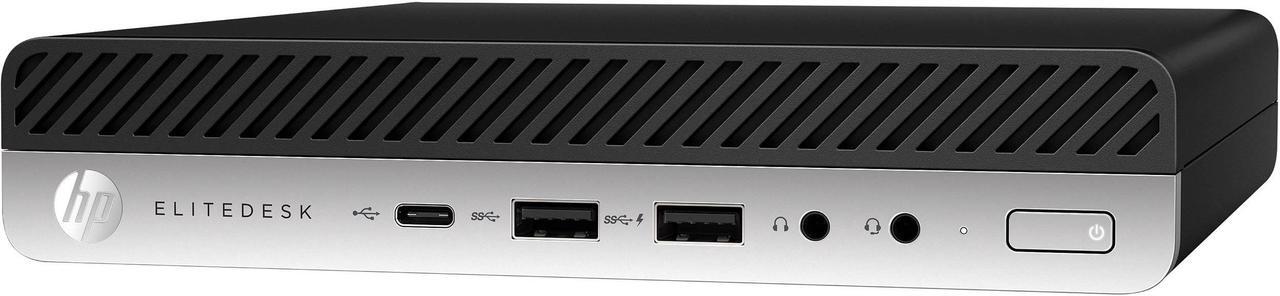 Alt view image 3 of 4 - HP EliteDesk 705 G4 Desktop Mini PC, Ryzen 5 Pro 2400GE 3.2Ghz, 8GB DDR4 RAM, 512GB NVMe M.2 SSD, Radeon Vega Graphics 11, USB Type C, WiFi, Windows 10 Pro