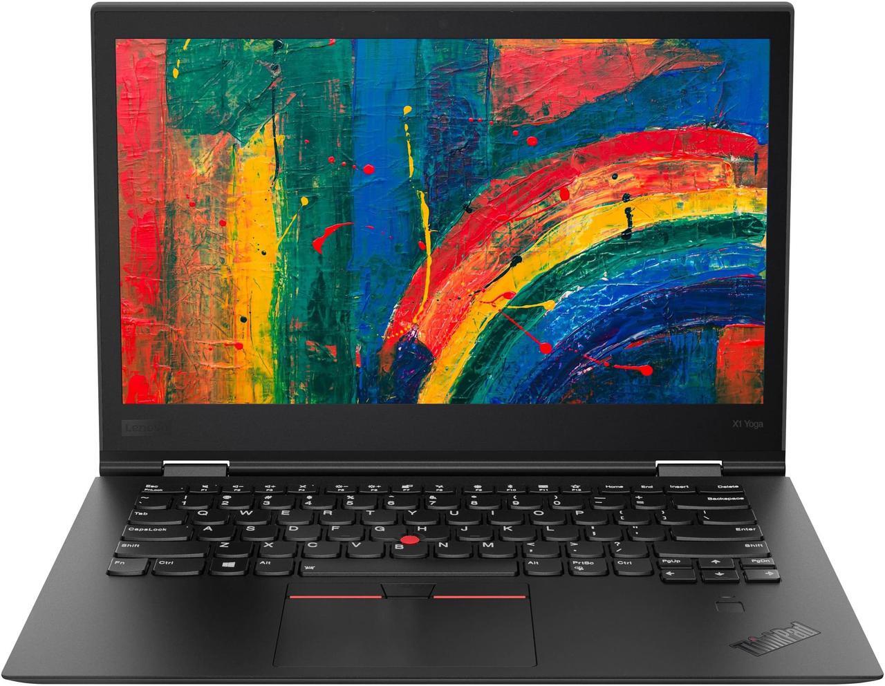 Alt view image 2 of 7 - Lenovo ThinkPad X1 Yoga (3rd Gen) i7 8650U 1.9Ghz 14" 2-in-1 Convertible Laptop, 16GB RAM, 256GB NVMe PCIe M.2 SSD, FHD 1080p, Thunderbolt 3 USB-C, Webcam, Windows 11 Pro