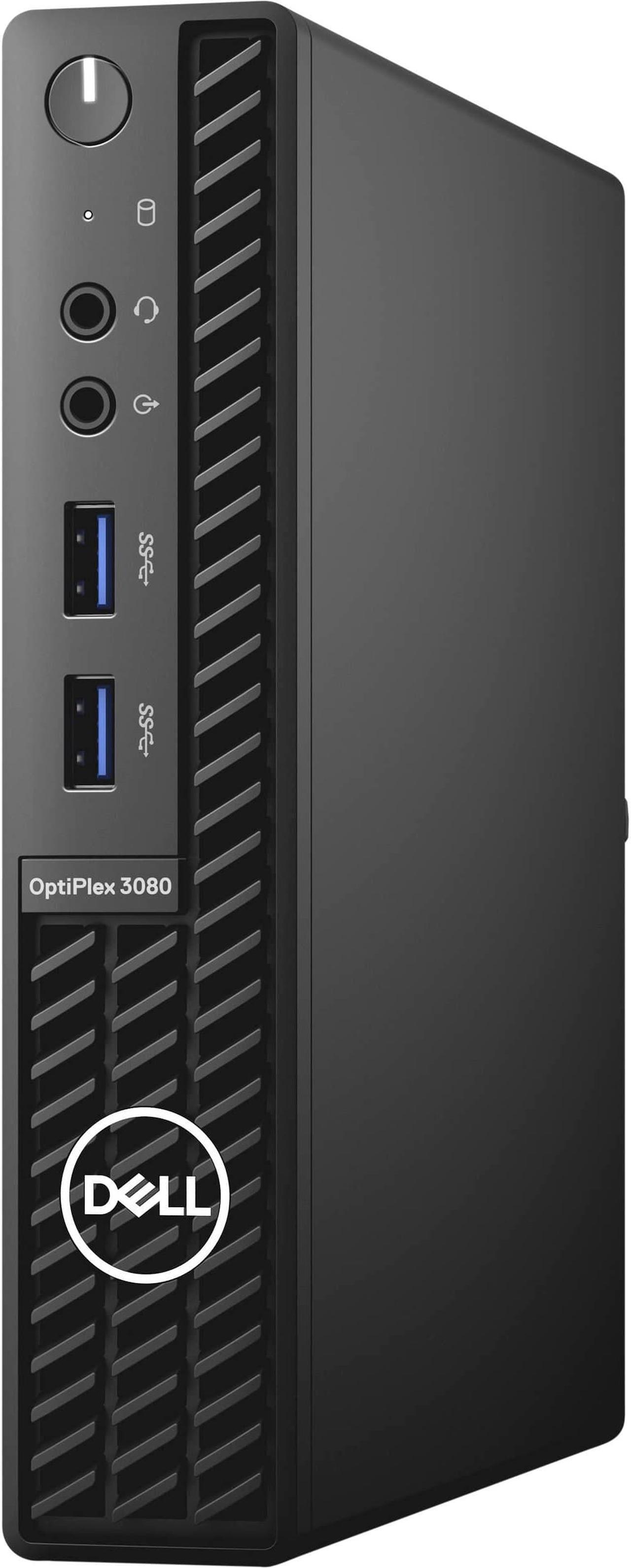 Main image of Dell Optiplex 3080 Micro Form Factor Desktop, Intel Six-Core i5 10500T 2.3Ghz, 32GB DDR4, 2TB NVMe M.2 SSD, Windows 10 Pro