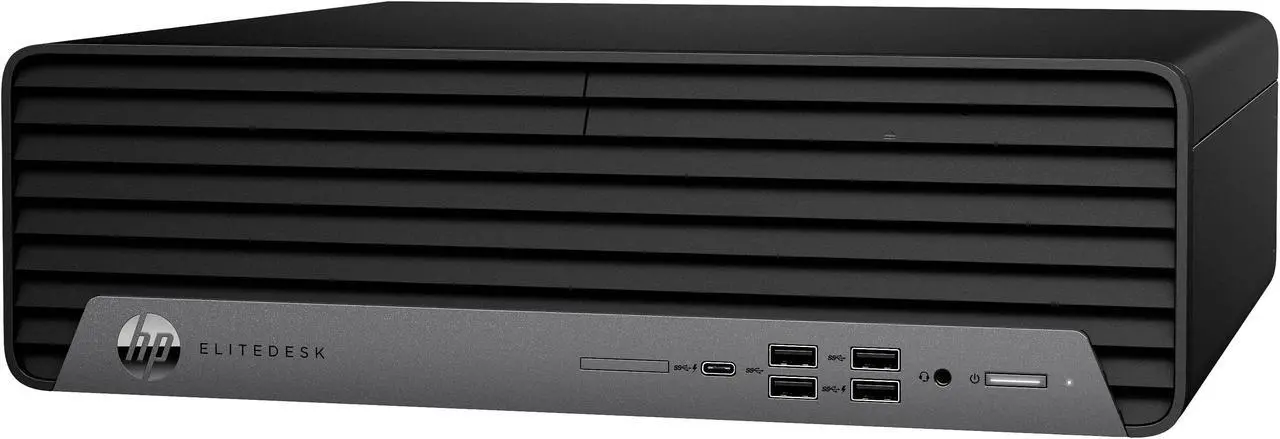 Alt view image 3 of 4 - HP EliteDesk 800 G6 Small Form Desktop, Intel Six Core 10th Gen i5 10500 3.1Ghz, 32GB DDR4 RAM, 256GB NVMe PCIe M.2 SSD, USB Type C, Windows 11 Pro (Grade B)