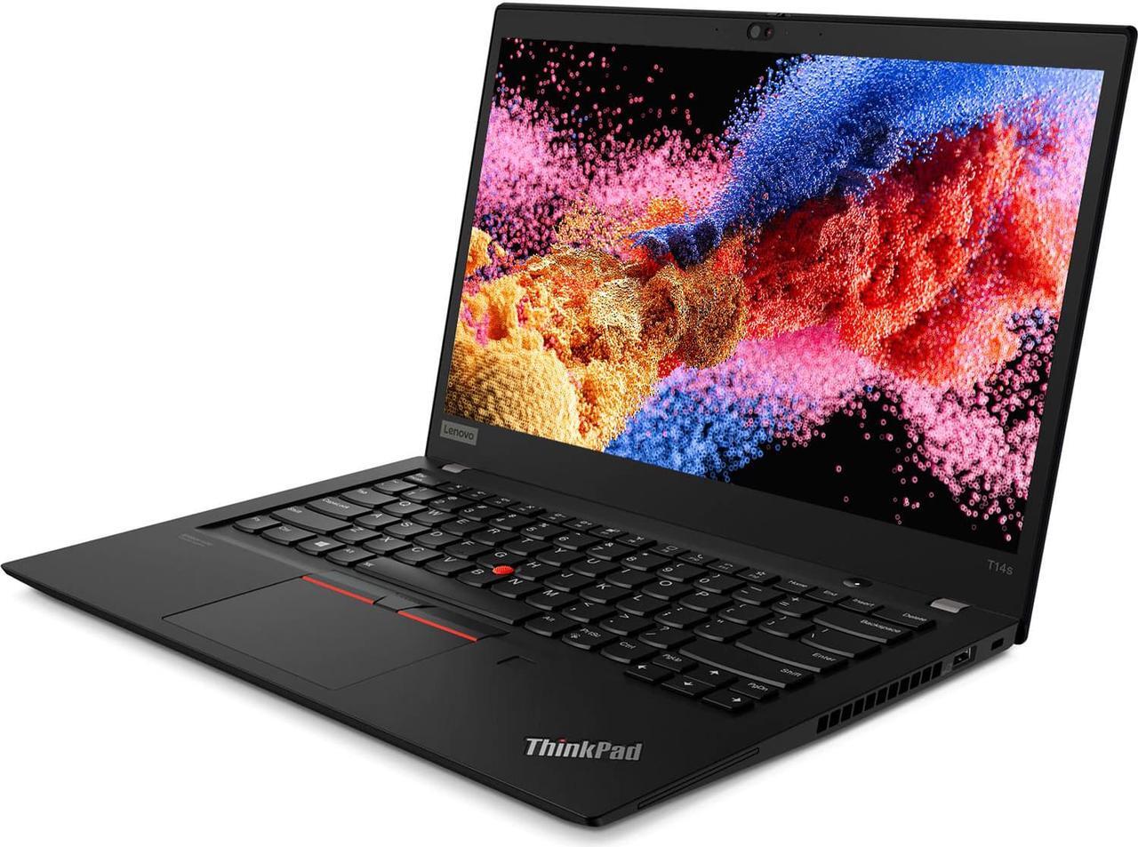 Alt view image 3 of 6 - Lenovo Thinkpad T14s (Gen 1) 14" Laptop, i7 10510U 1.8Ghz, 16GB DDR4, 256GB NVMe SSD, 1080p Full HD, Thunderbolt 3, HDMI, Webcam, Windows 11 Pro (Grade BLCD)