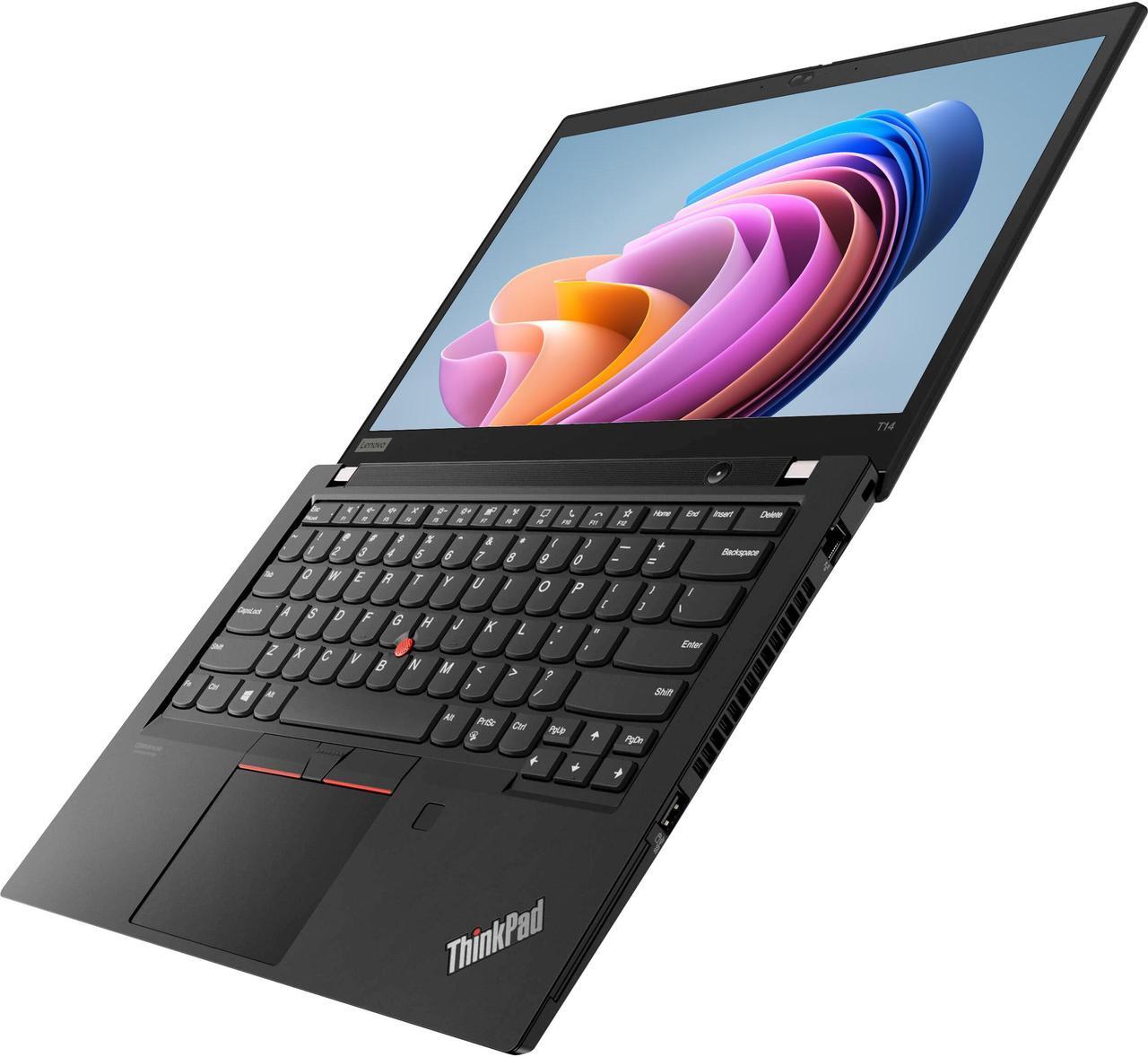 Alt view image 5 of 6 - Lenovo Thinkpad T14 (Gen 1) 14" Touchscreen Laptop, i5 10310U 1.7Ghz, 16GB DDR4, 1TB NVMe SSD, 1080p Full HD, Thunderbolt 3, HDMI, Webcam, Windows 11 Pro (Grade BLCD)