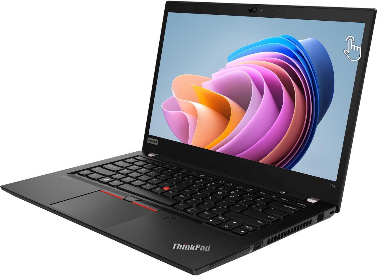 Alt view image 2 of 6 - Lenovo Thinkpad T14 (Gen 1) 14" Touchscreen Laptop, i5 10310U 1.7Ghz, 16GB DDR4, 1TB NVMe SSD, 1080p Full HD, Thunderbolt 3, HDMI, Webcam, Windows 11 Pro (Grade BLCD)