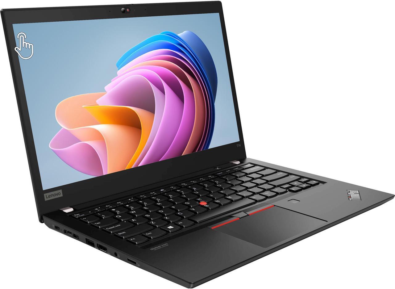 Alt view image 3 of 6 - Lenovo Thinkpad T14 (Gen 1) 14" Touchscreen Laptop, i5 10310U 1.7Ghz, 16GB DDR4, 1TB NVMe SSD, 1080p Full HD, Thunderbolt 3, HDMI, Webcam, Windows 11 Pro (Grade BLCD)