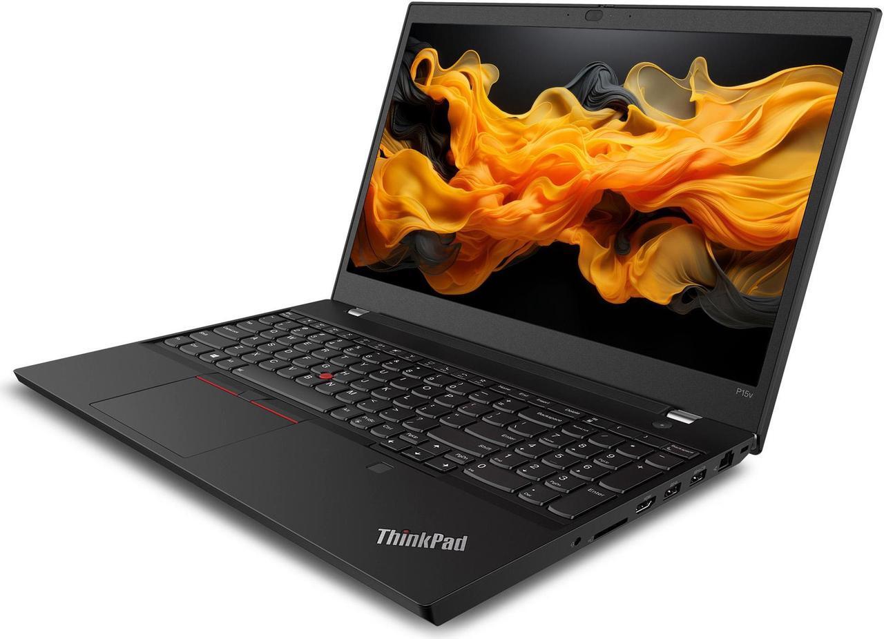 Alt view image 3 of 7 - Lenovo Thinkpad P15v Gen 1 15.6" Touchscreen Workstation, Intel i7 10875H 2.3Ghz, 64GB DDR4, 512GB NVMe SSD, 1080P Full HD, Thunderbolt 3, HDMI, Webcam, Windows 11 Pro (Grade B LCD)