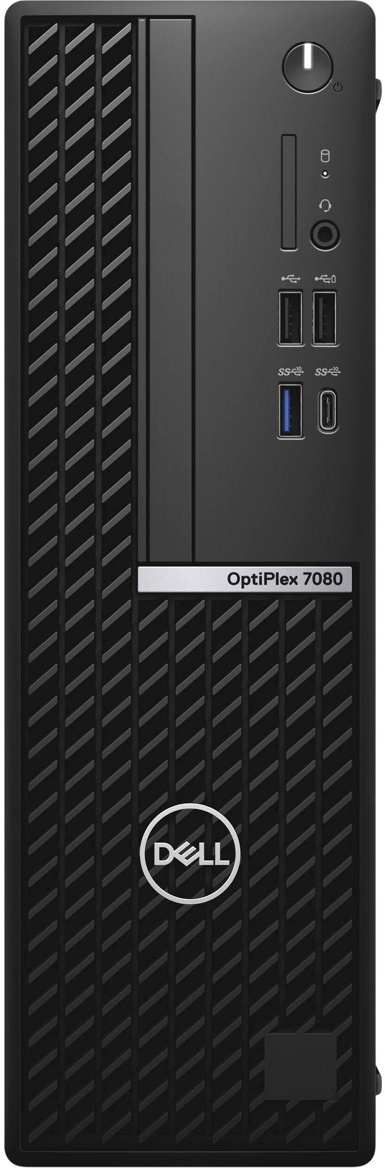 Alt view image 2 of 4 - Dell Optiplex 7080 Small Form Desktop, Eight-Core i7 10700 2.9Ghz, 16GB DDR4, 1TB NVMe SSD, USB Type-C, DVD-RW, Windows 11 Pro