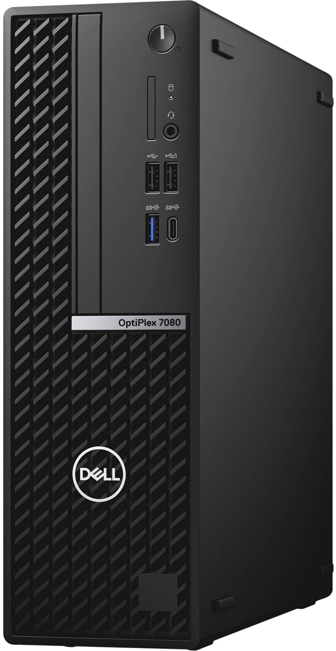 Alt view image 4 of 4 - Dell Optiplex 7080 Small Form Desktop, Eight-Core i7 10700 2.9Ghz, 16GB DDR4, 1TB NVMe SSD, USB Type-C, DVD-RW, Windows 11 Pro