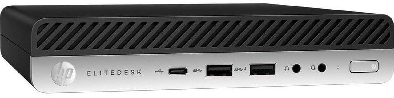 Alt view image 3 of 4 - HP EliteDesk 800 G5 Desktop Mini PC, Intel Six Core i5 9500 3.0Ghz, 16GB DDR4 RAM, 256GB NVMe M.2 SSD, USB Type C, Wifi, Windows 11 Pro