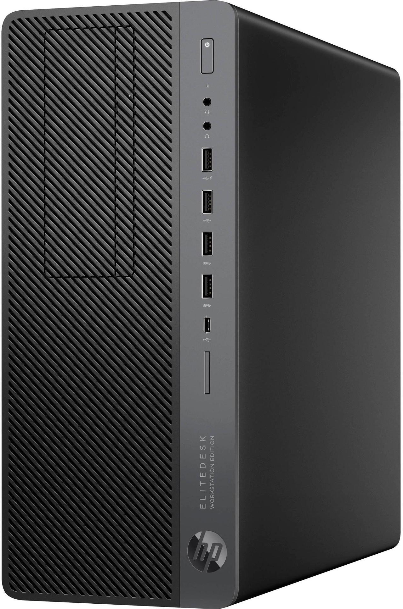 Alt view image 3 of 4 - HP EliteDesk 800 G4 Workstation Edition, Intel i7 8700K 3.7Ghz, 16GB DDR4 RAM, 256GB NVMe PCIe M.2 SSD, Windows 11 Pro (Grade B)