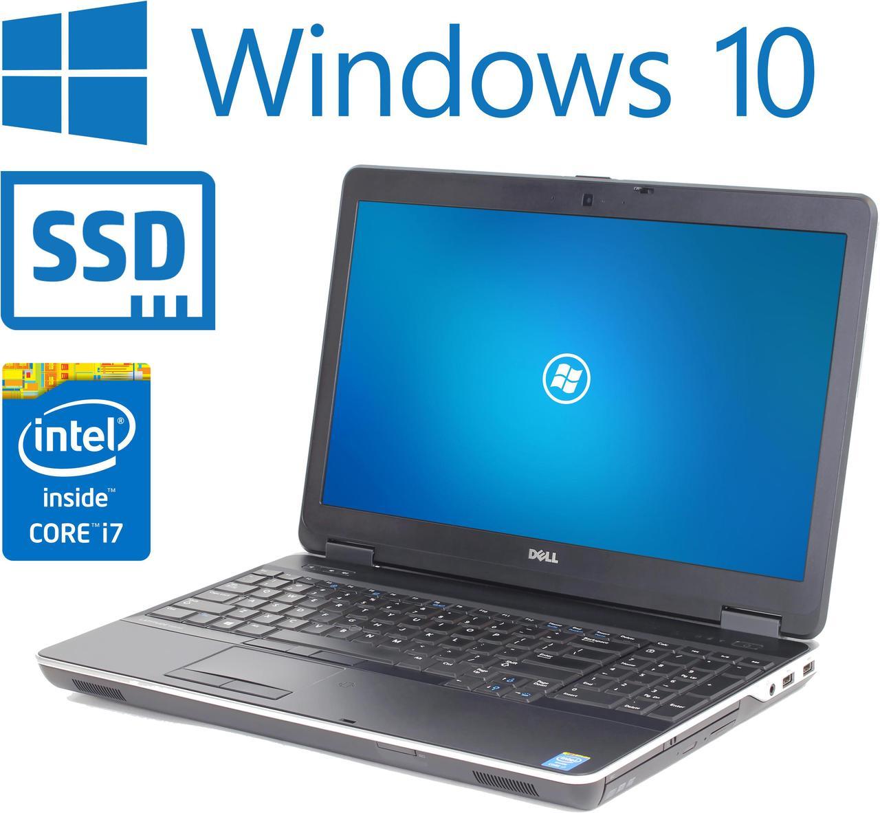 Dell Latitude E6540 Laptop, Quad Core i7 4800MQ 2.7Ghz, 16GB DDR3, 960GB SSD Hard Drive, 1080P 15.6" FHD LCD, AMD Radeon HD 8790M 2GB GDDR5, HDMI, Windows 10 Pro